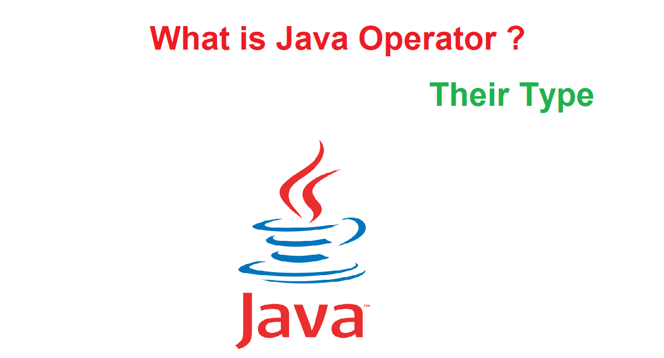 What  is Java program operator and their type